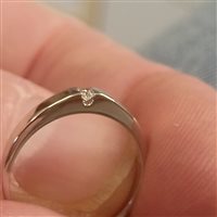 Anello Vidali Gioielli Donna in Oro bianco Zircone ANOR-8-34 - ANOR-8-34